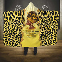 Black Her Story Hooded Blanket A Queen Turns Pain Into Power - Wonder Print Shop