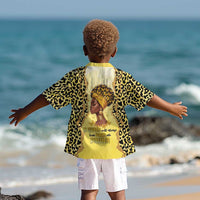 Black Her Story Kid Hawaiian Shirt A Queen Turns Pain Into Power - Wonder Print Shop
