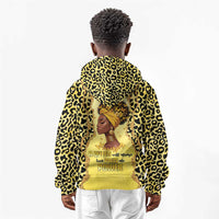 Black Her Story Kid Hoodie A Queen Turns Pain Into Power - Wonder Print Shop