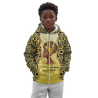 Black Her Story Kid Hoodie A Queen Turns Pain Into Power - Wonder Print Shop