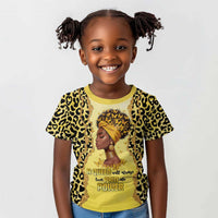 Black Her Story Kid T shirt A Queen Turns Pain Into Power - Wonder Print Shop