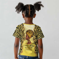 Black Her Story Kid T shirt A Queen Turns Pain Into Power - Wonder Print Shop
