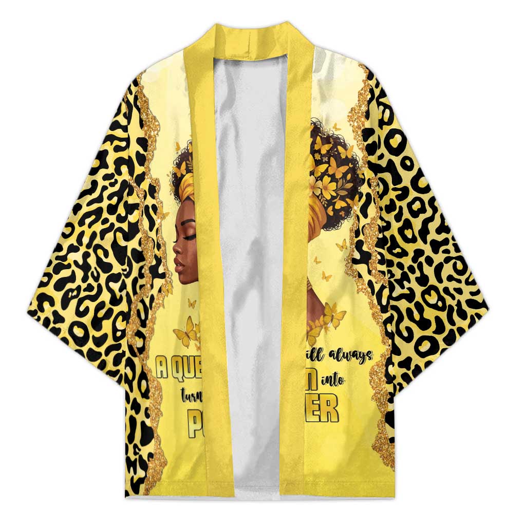 Black Her Story Kimono A Queen Turns Pain Into Power - Wonder Print Shop