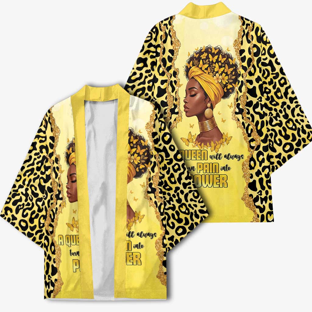 Black Her Story Kimono A Queen Turns Pain Into Power - Wonder Print Shop
