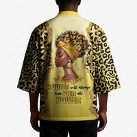 Black Her Story Kimono A Queen Turns Pain Into Power - Wonder Print Shop