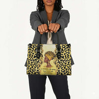 Black Her Story Leather Bag A Queen Turns Pain Into Power - Wonder Print Shop