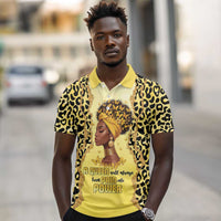 Black Her Story Polo Shirt A Queen Turns Pain Into Power - Wonder Print Shop