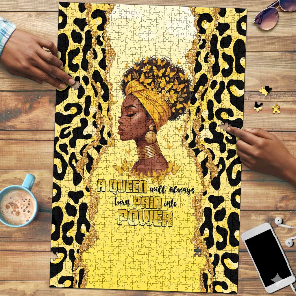 Black Her Story Puzzle A Queen Turns Pain Into Power - Wonder Print Shop