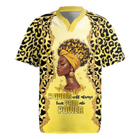 Black Her Story Rugby Jersey A Queen Turns Pain Into Power - Wonder Print Shop