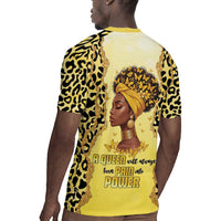 Black Her Story Rugby Jersey A Queen Turns Pain Into Power - Wonder Print Shop