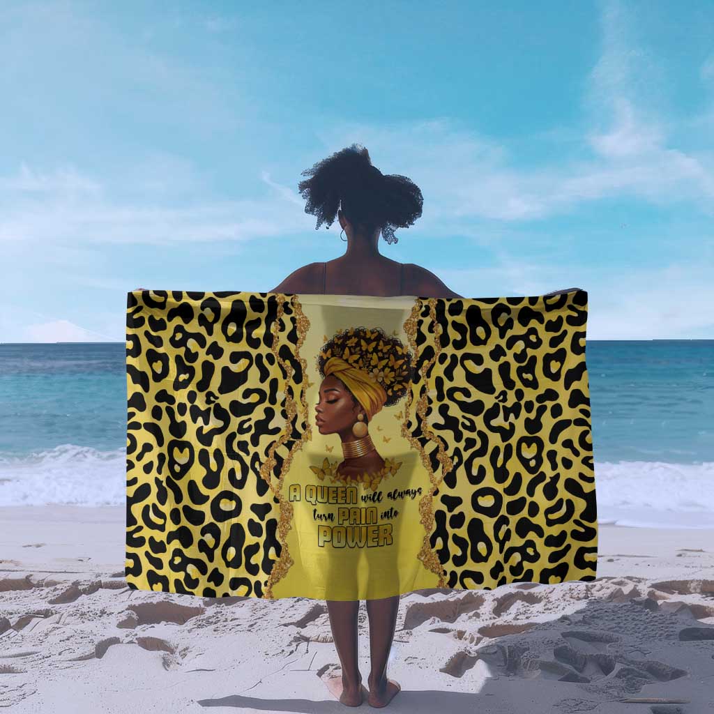 Black Her Story Sarong A Queen Turns Pain Into Power - Wonder Print Shop