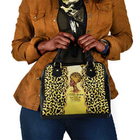 Black Her Story Shoulder Handbag A Queen Turns Pain Into Power - Wonder Print Shop