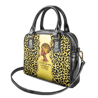 Black Her Story Shoulder Handbag A Queen Turns Pain Into Power - Wonder Print Shop