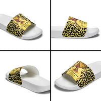 Black Her Story Slide Sandals A Queen Turns Pain Into Power - Wonder Print Shop