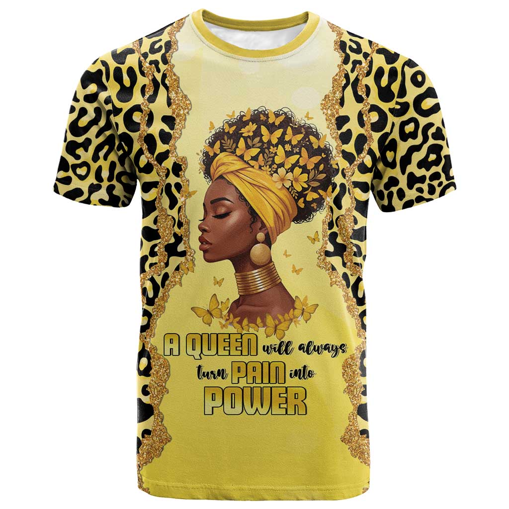 Black Her Story T shirt A Queen Turns Pain Into Power - Wonder Print Shop