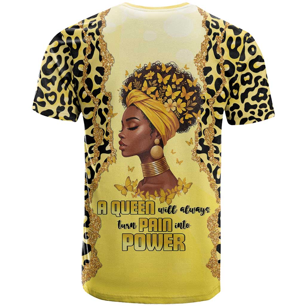 Black Her Story T shirt A Queen Turns Pain Into Power - Wonder Print Shop