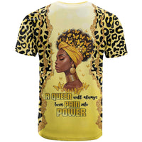 Black Her Story T shirt A Queen Turns Pain Into Power - Wonder Print Shop