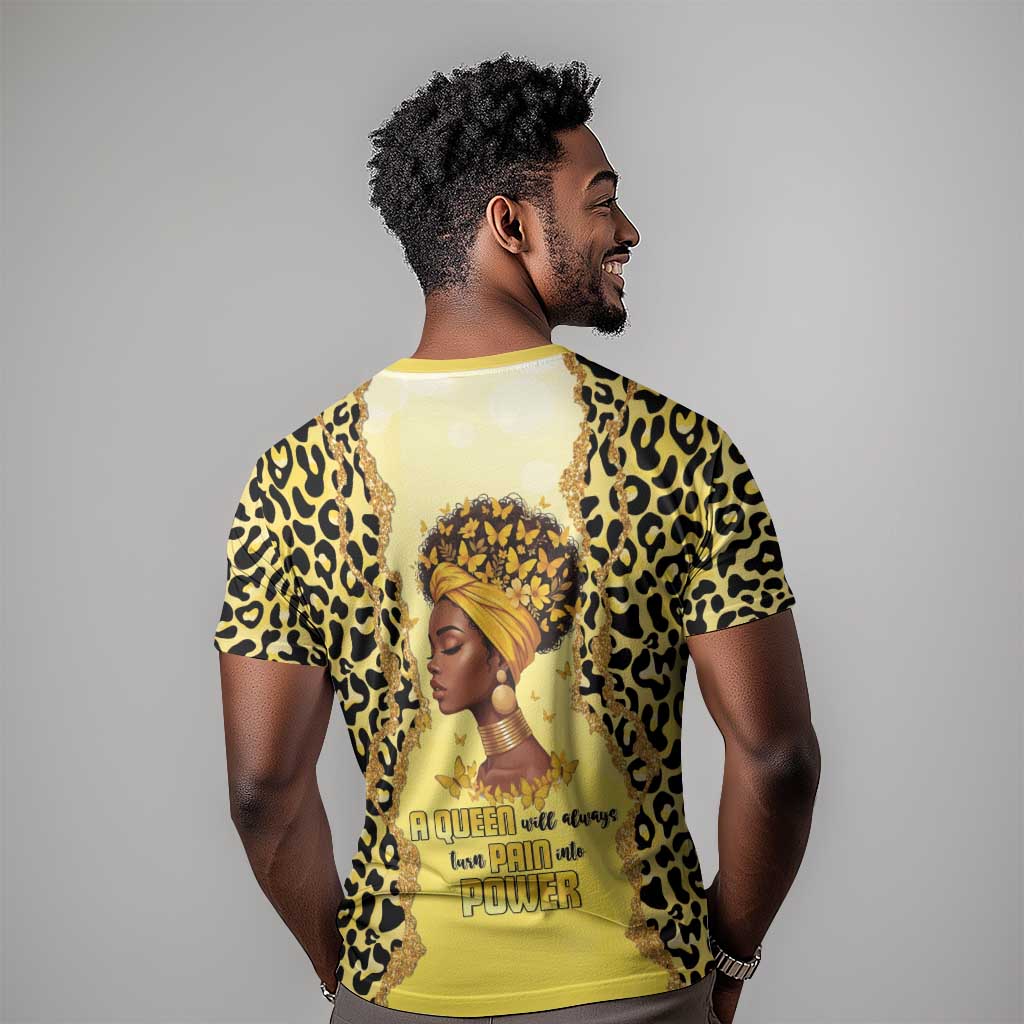 Black Her Story T shirt A Queen Turns Pain Into Power - Wonder Print Shop