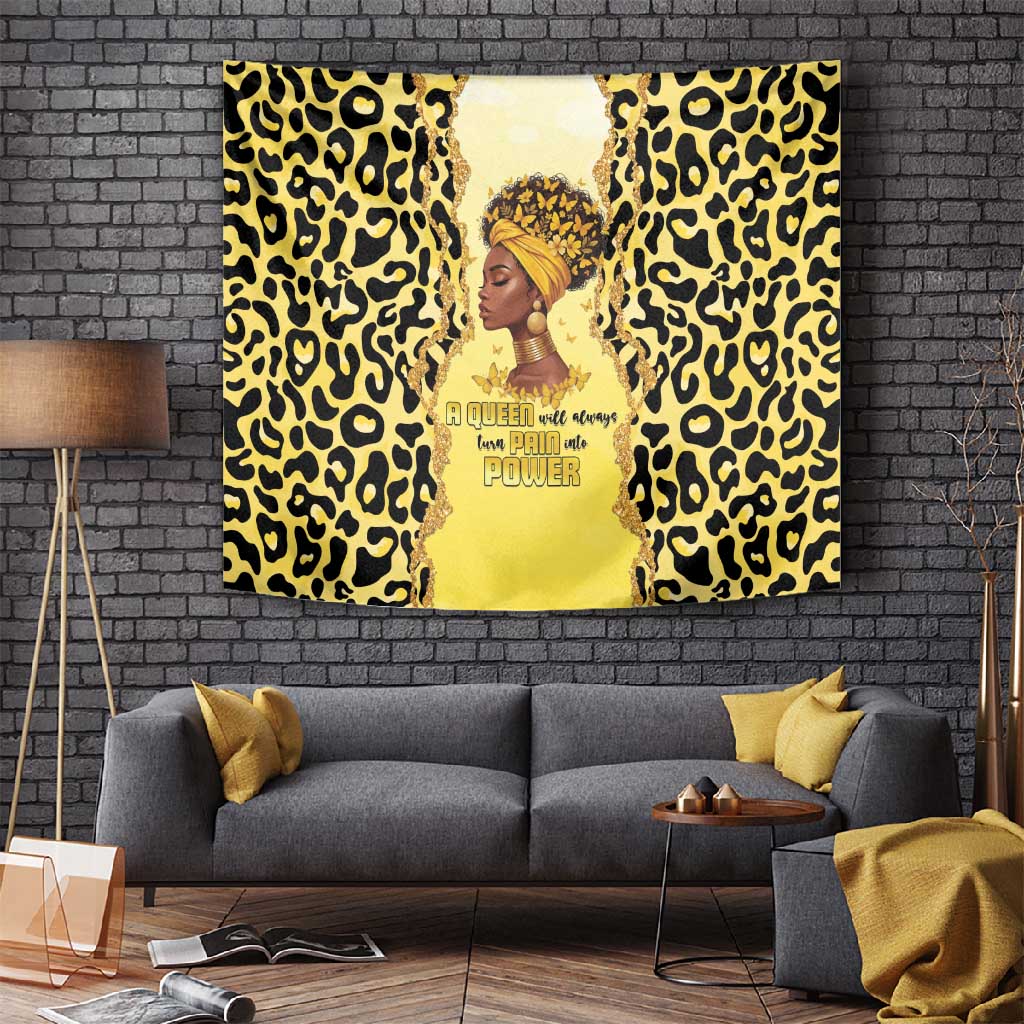 Black Her Story Tapestry A Queen Turns Pain Into Power - Wonder Print Shop