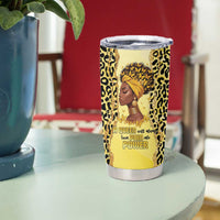 Black Her Story Tumbler Cup A Queen Turns Pain Into Power - Wonder Print Shop