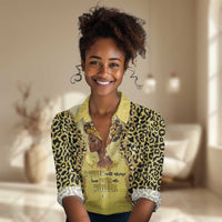 Black Her Story Women Casual Shirt A Queen Turns Pain Into Power - Wonder Print Shop