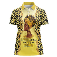 Black Her Story Women Polo Shirt A Queen Turns Pain Into Power - Wonder Print Shop