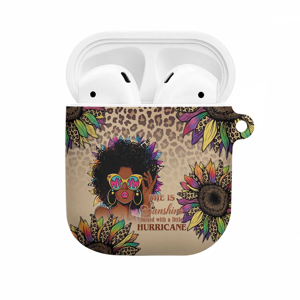 Black Her Story Sunshine Hurricane AirPods Case Empowered Black Woman - Wonder Print Shop