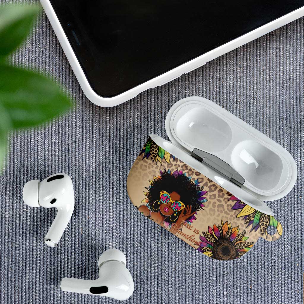 Black Her Story Sunshine Hurricane AirPods Case Empowered Black Woman - Wonder Print Shop