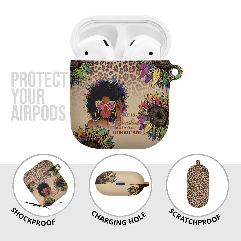 Black Her Story Sunshine Hurricane AirPods Case Empowered Black Woman - Wonder Print Shop