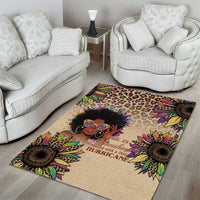 Black Her Story Sunshine Hurricane Area Rug Empowered Black Woman - Wonder Print Shop