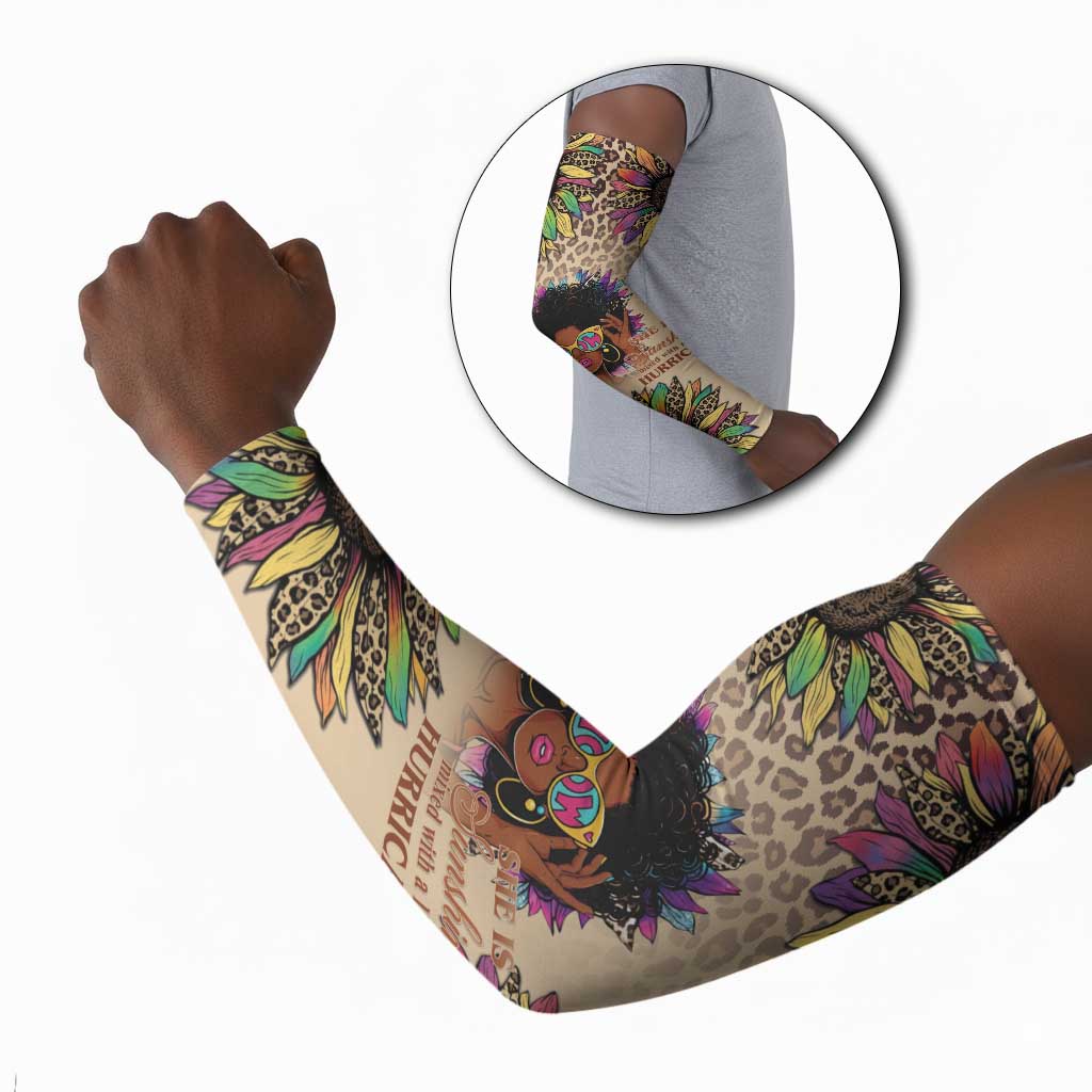 Black Her Story Sunshine Hurricane Arm Sleeves Empowered Black Woman - Wonder Print Shop