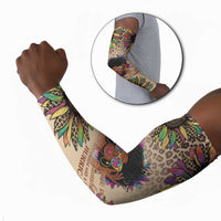 Black Her Story Sunshine Hurricane Arm Sleeves Empowered Black Woman - Wonder Print Shop