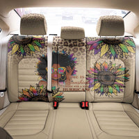 Black Her Story Sunshine Hurricane Back Car Seat Cover Empowered Black Woman - Wonder Print Shop