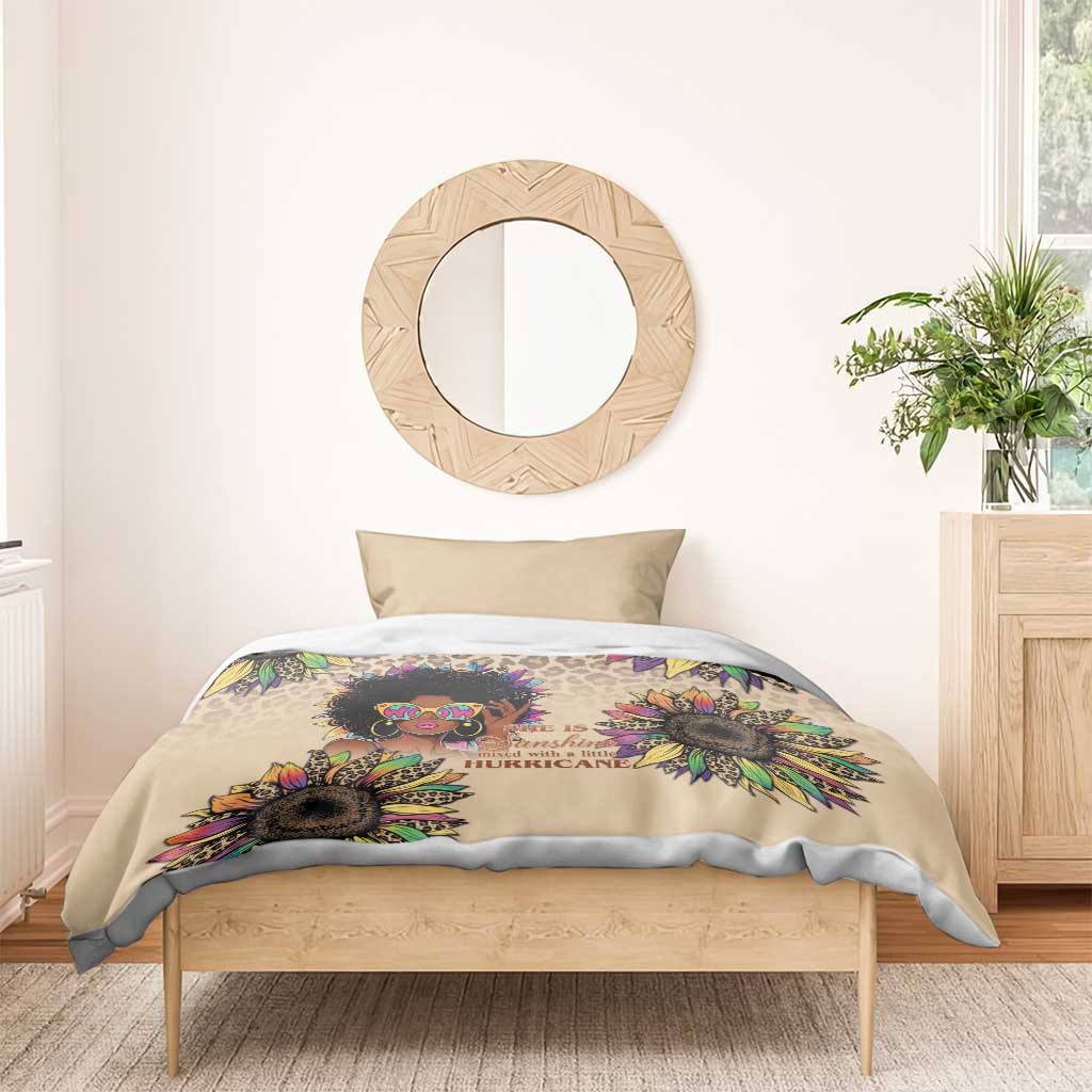 Black Her Story Sunshine Hurricane Bedding Set Empowered Black Woman - Wonder Print Shop