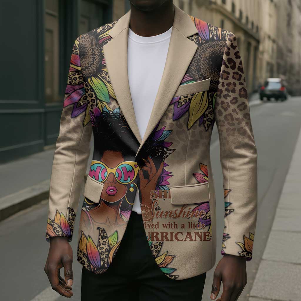 Black Her Story Sunshine Hurricane Blazer Empowered Black Woman - Wonder Print Shop