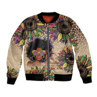 Black Her Story Sunshine Hurricane Bomber Jacket Empowered Black Woman - Wonder Print Shop
