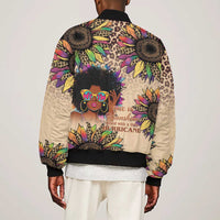 Black Her Story Sunshine Hurricane Bomber Jacket Empowered Black Woman - Wonder Print Shop