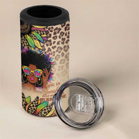 Black Her Story Sunshine Hurricane 4 in 1 Can Cooler Tumbler Empowered Black Woman - Wonder Print Shop
