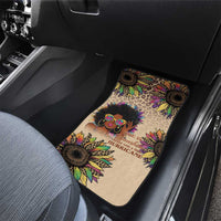 Black Her Story Sunshine Hurricane Car Mats Empowered Black Woman - Wonder Print Shop