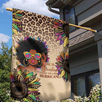 Black Her Story Sunshine Hurricane Garden Flag Empowered Black Woman - Wonder Print Shop
