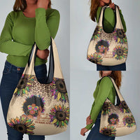 Black Her Story Sunshine Hurricane Grocery Bag Empowered Black Woman - Wonder Print Shop