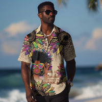 Black Her Story Sunshine Hurricane Hawaiian Shirt Empowered Black Woman - Wonder Print Shop