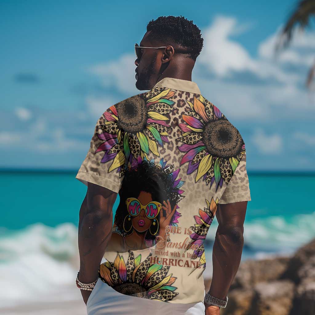 Black Her Story Sunshine Hurricane Hawaiian Shirt Empowered Black Woman - Wonder Print Shop
