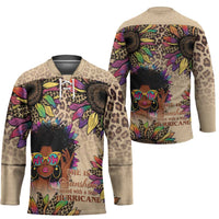 Black Her Story Sunshine Hurricane Hockey Jersey Empowered Black Woman - Wonder Print Shop