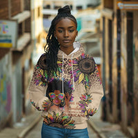 Black Her Story Sunshine Hurricane Hoodie Empowered Black Woman - Wonder Print Shop