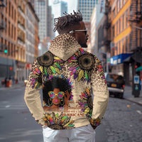 Black Her Story Sunshine Hurricane Hoodie Empowered Black Woman - Wonder Print Shop
