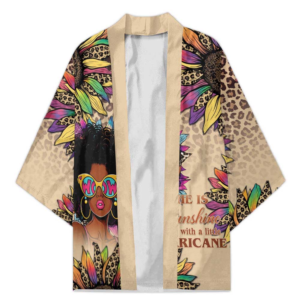 Black Her Story Sunshine Hurricane Kimono Empowered Black Woman - Wonder Print Shop