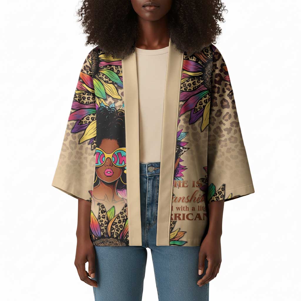 Black Her Story Sunshine Hurricane Kimono Empowered Black Woman - Wonder Print Shop