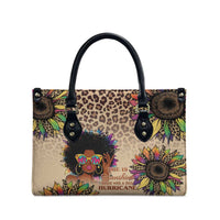 Black Her Story Sunshine Hurricane Leather Bag Empowered Black Woman - Wonder Print Shop