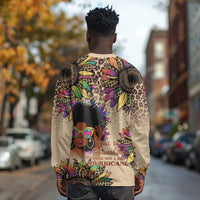 Black Her Story Sunshine Hurricane Long Sleeve Shirt Empowered Black Woman - Wonder Print Shop